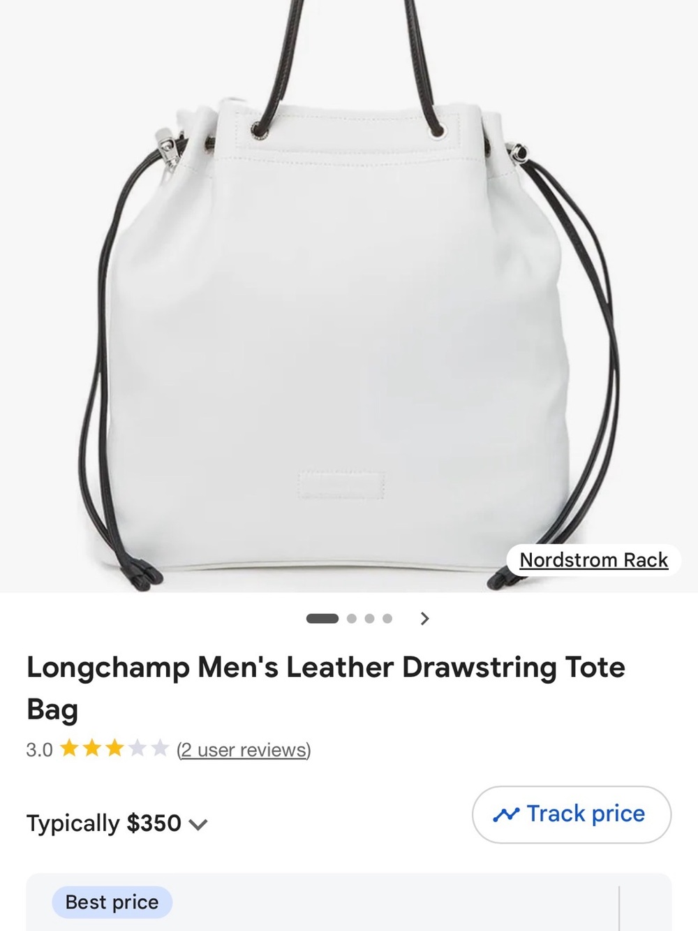 Longchamp Leather drawstring - Picture 5 of 5